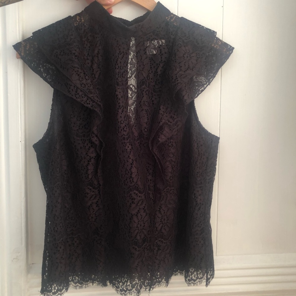 H&M Ruffles Lace Top - Picture 8 of 8